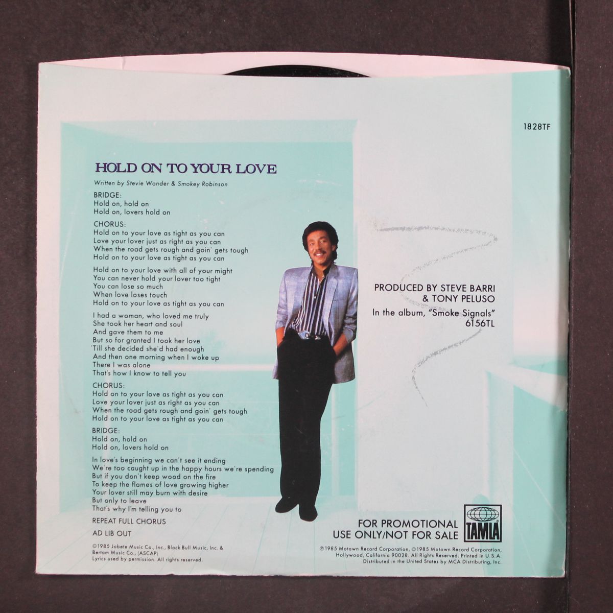 hold on to your love / same by SMOKEY ROBINSON