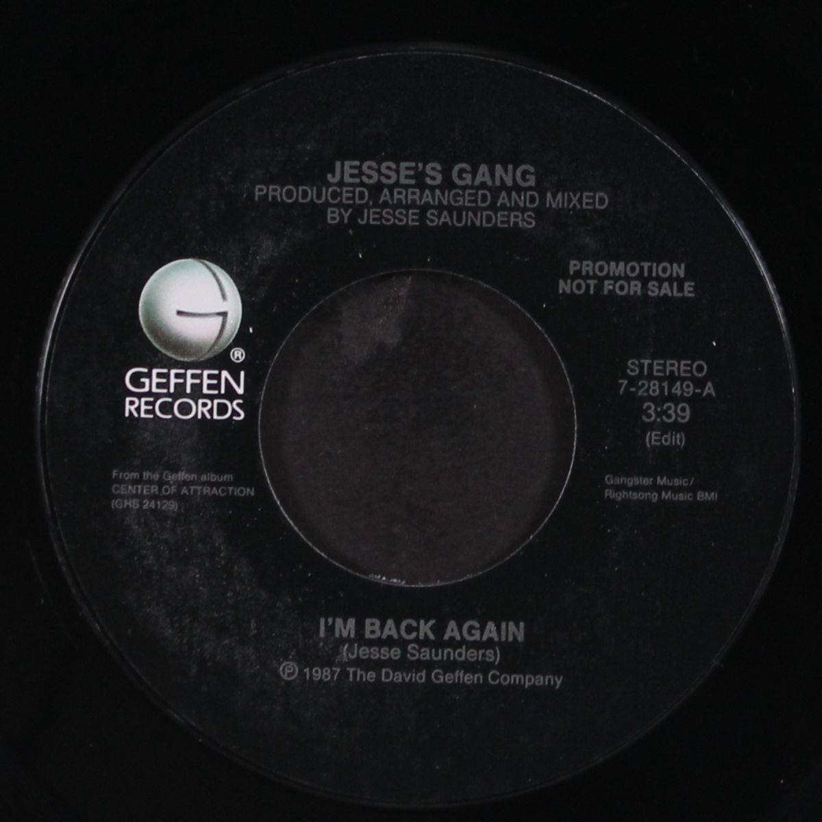 i'm back again / same by JESSE'S GANG