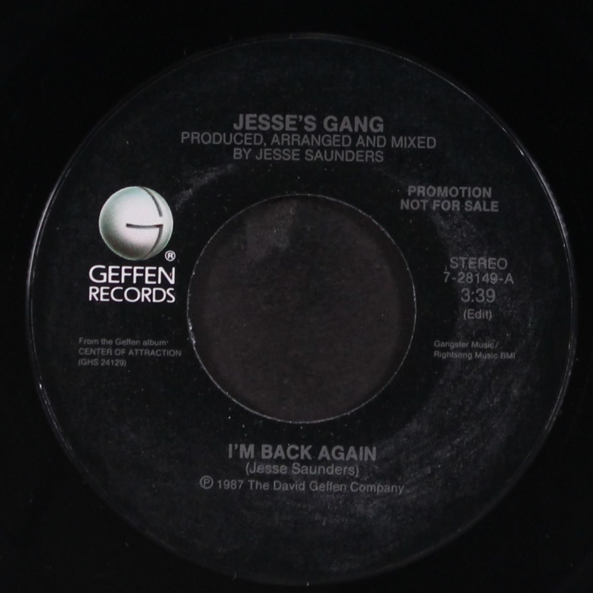 i'm back again / same by JESSE'S GANG
