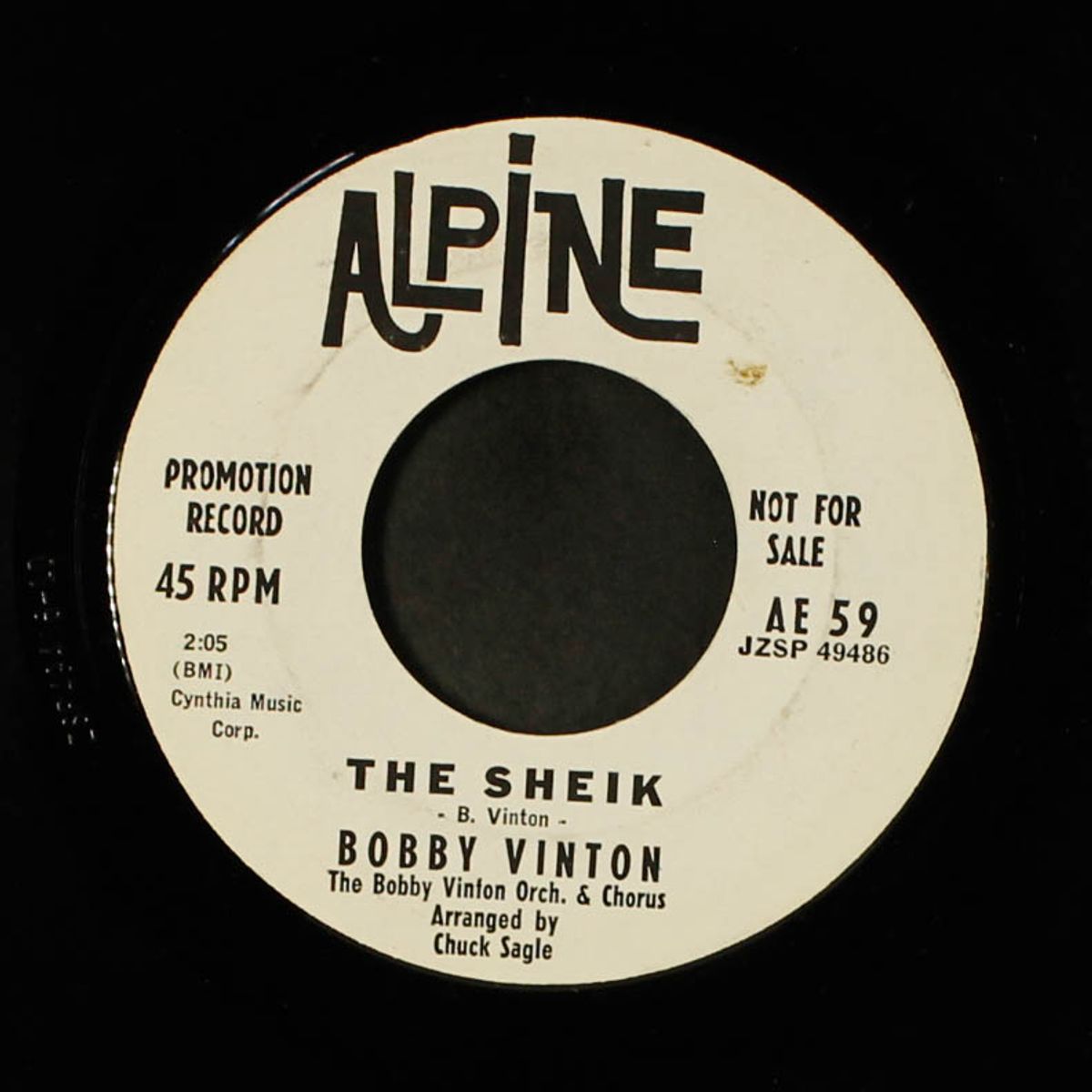 the sheik / a freshman and a sophomore by BOBBY VINTON