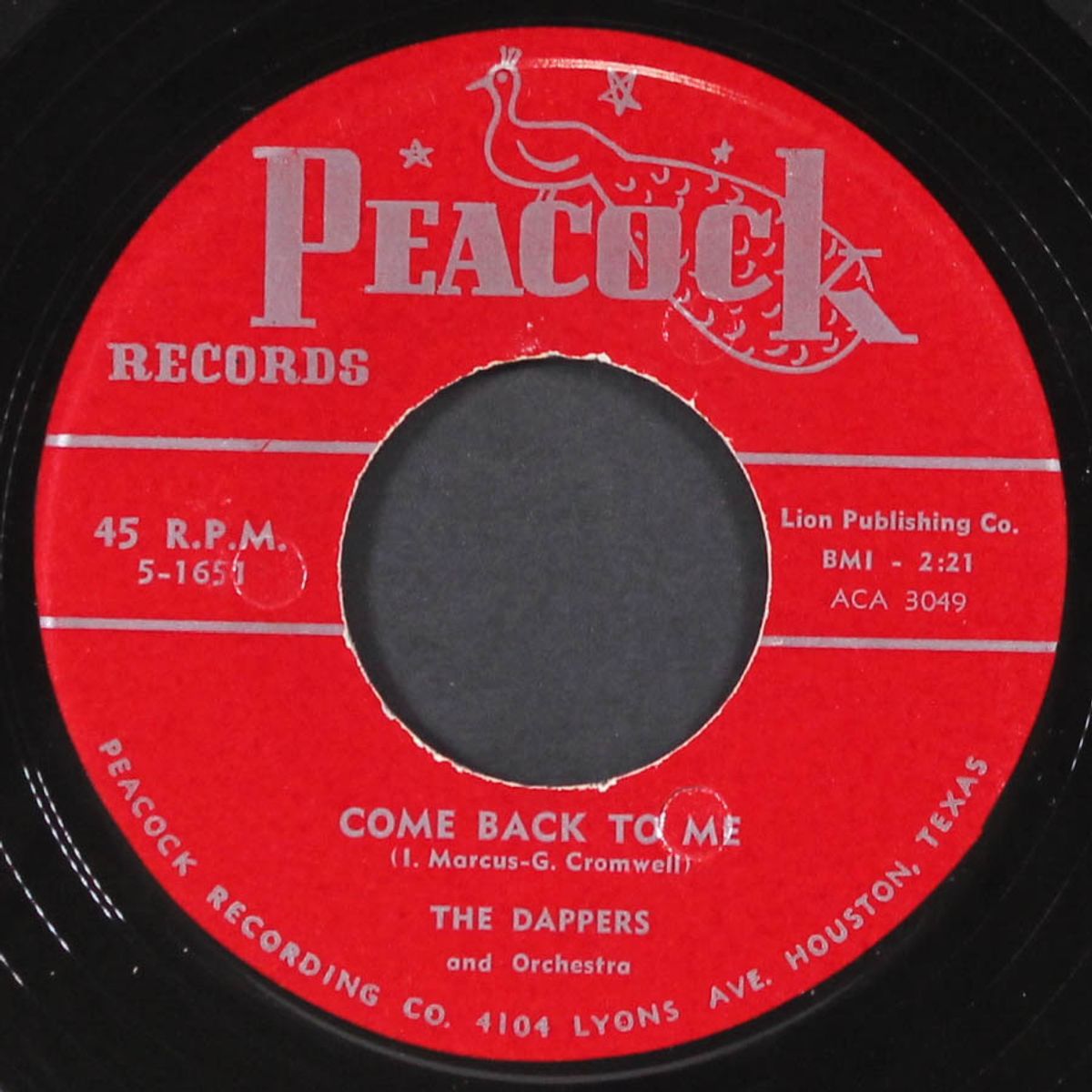 come back to me / mambo oongh by DAPPERS