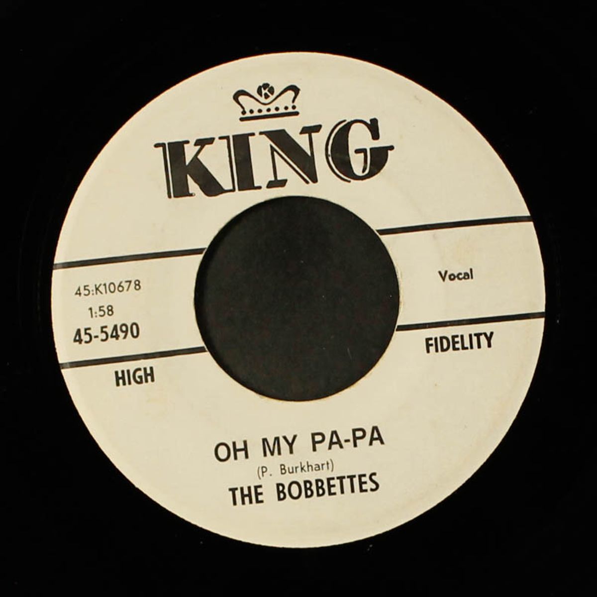 oh my pa-pa / dance with me georgie by BOBBETTES