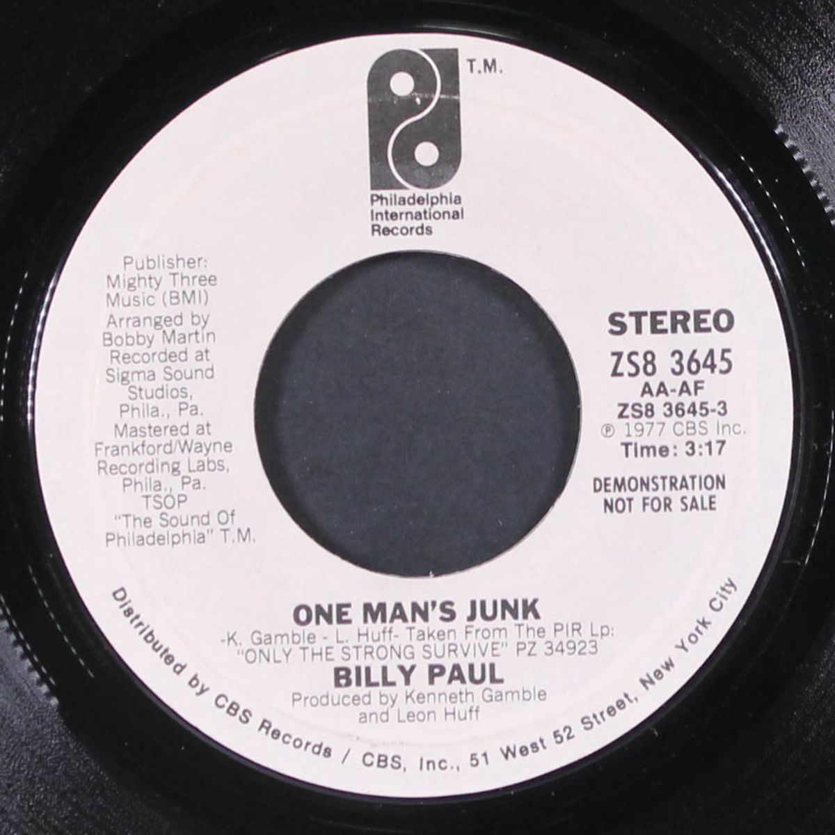 one man's junk / mono by BILLY PAUL