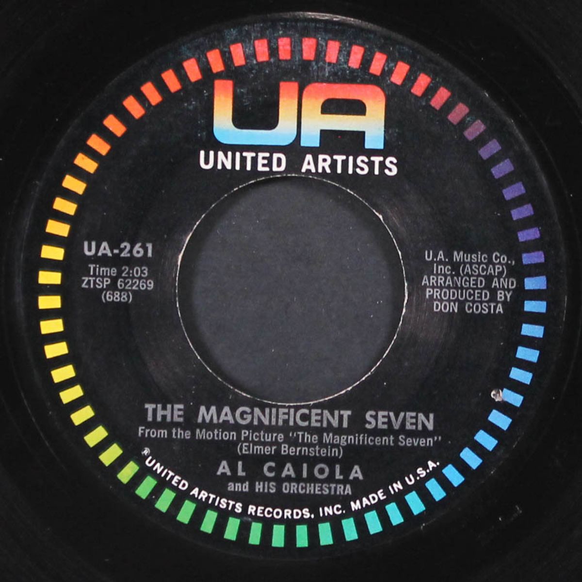 the magnificent seven / the lonely rebel by AL CAIOLA