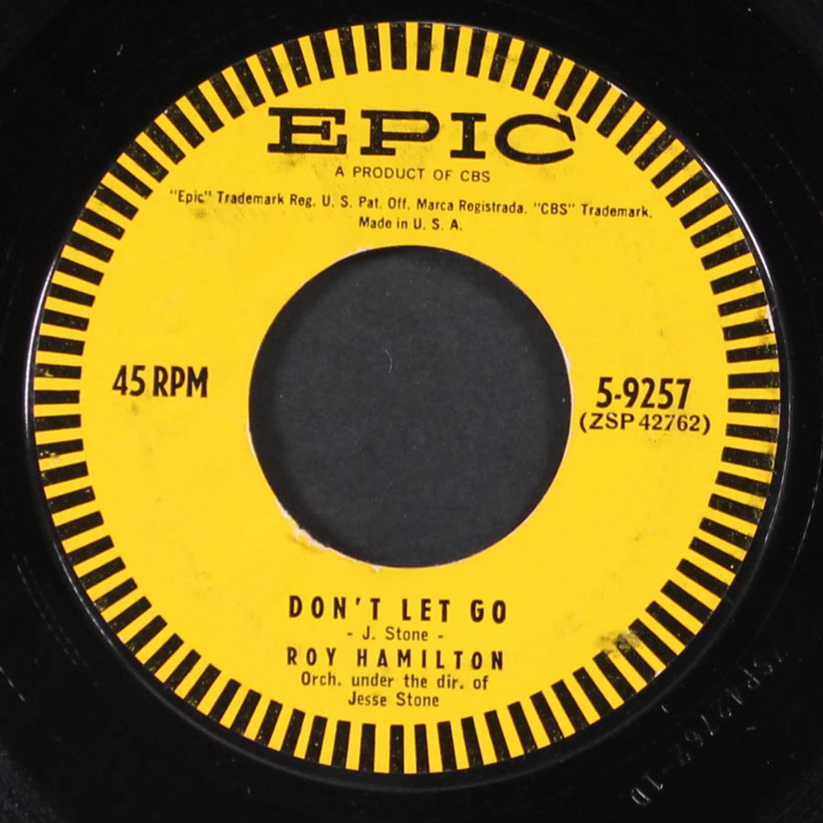 don't let go / the right to love by ROY HAMILTON