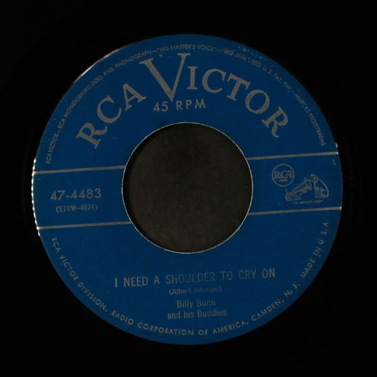 i need a shoulder to cry on / i'm afraid by BILLY BUNN & BUDDIES