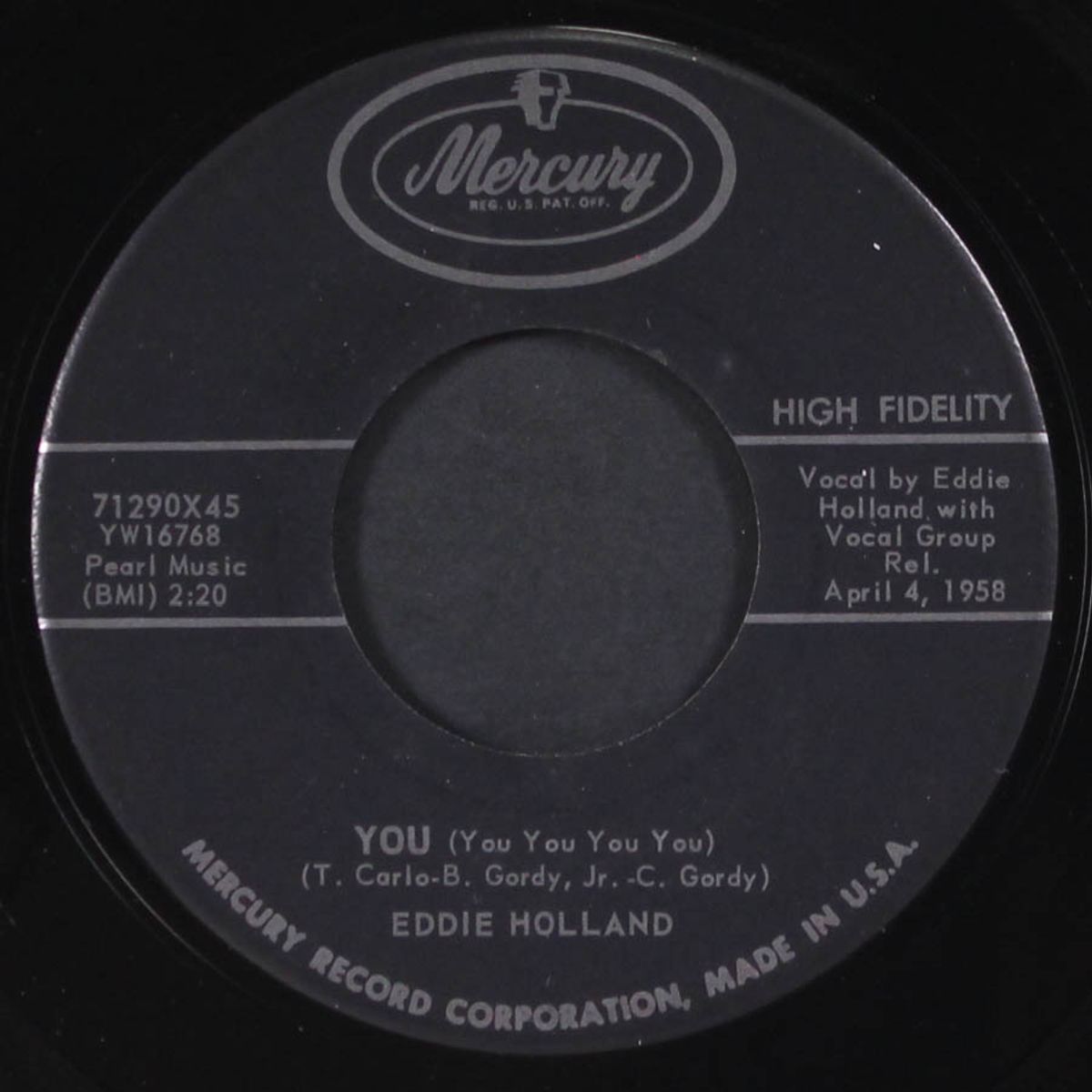 little miss ruby / you by EDDIE HOLLAND