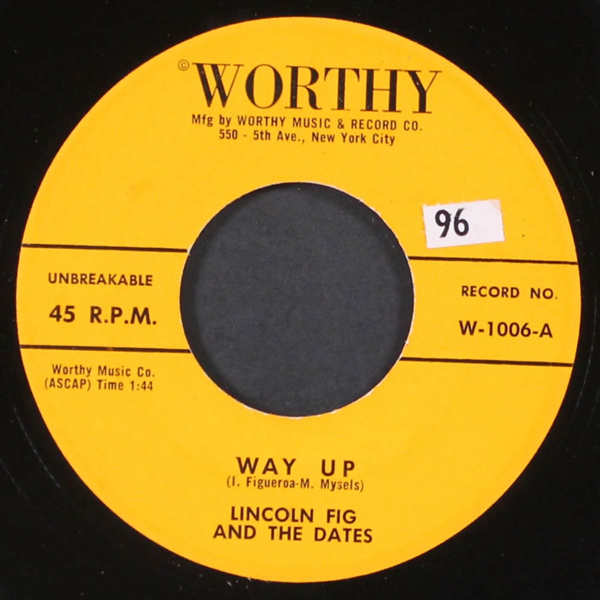kiss me tenderly / way up by LINCOLN FIG & DATES