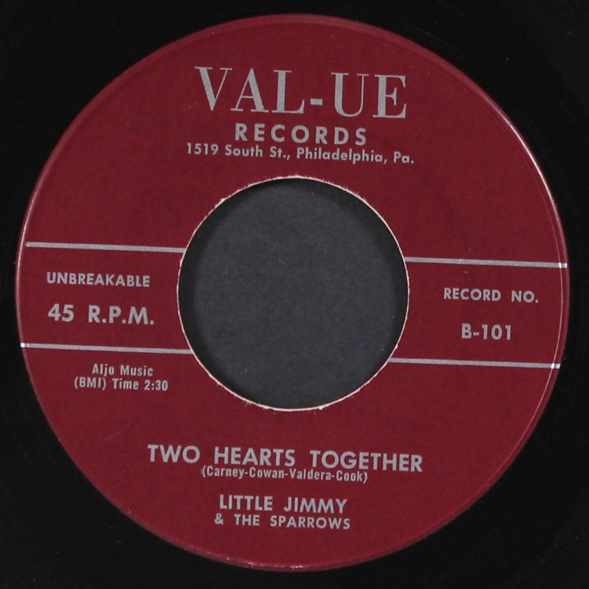 two hearts together / snorin' by LITTLE JIMMY & SPARROWS