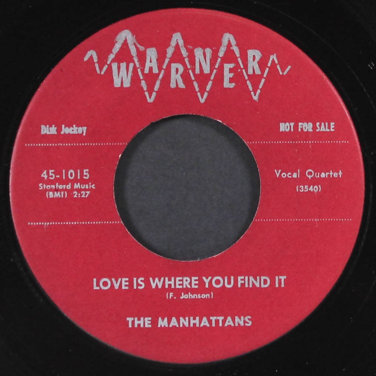 love is where you find it / how do you say i'm sorry by MANHATTANS