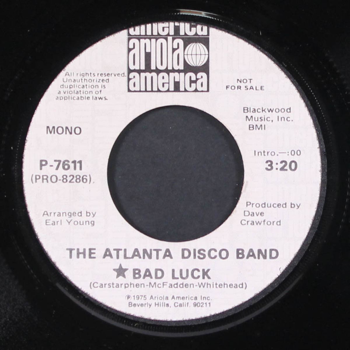 bad luck / mono by ATLANTA DISCO BAND