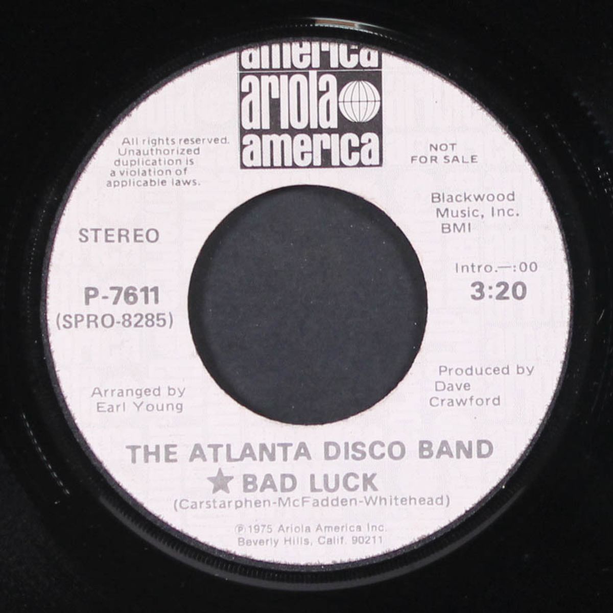 bad luck / mono by ATLANTA DISCO BAND