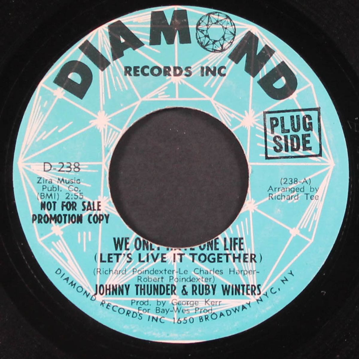 we only have one life by JOHNNY THUNDER & RUBY WINTERS