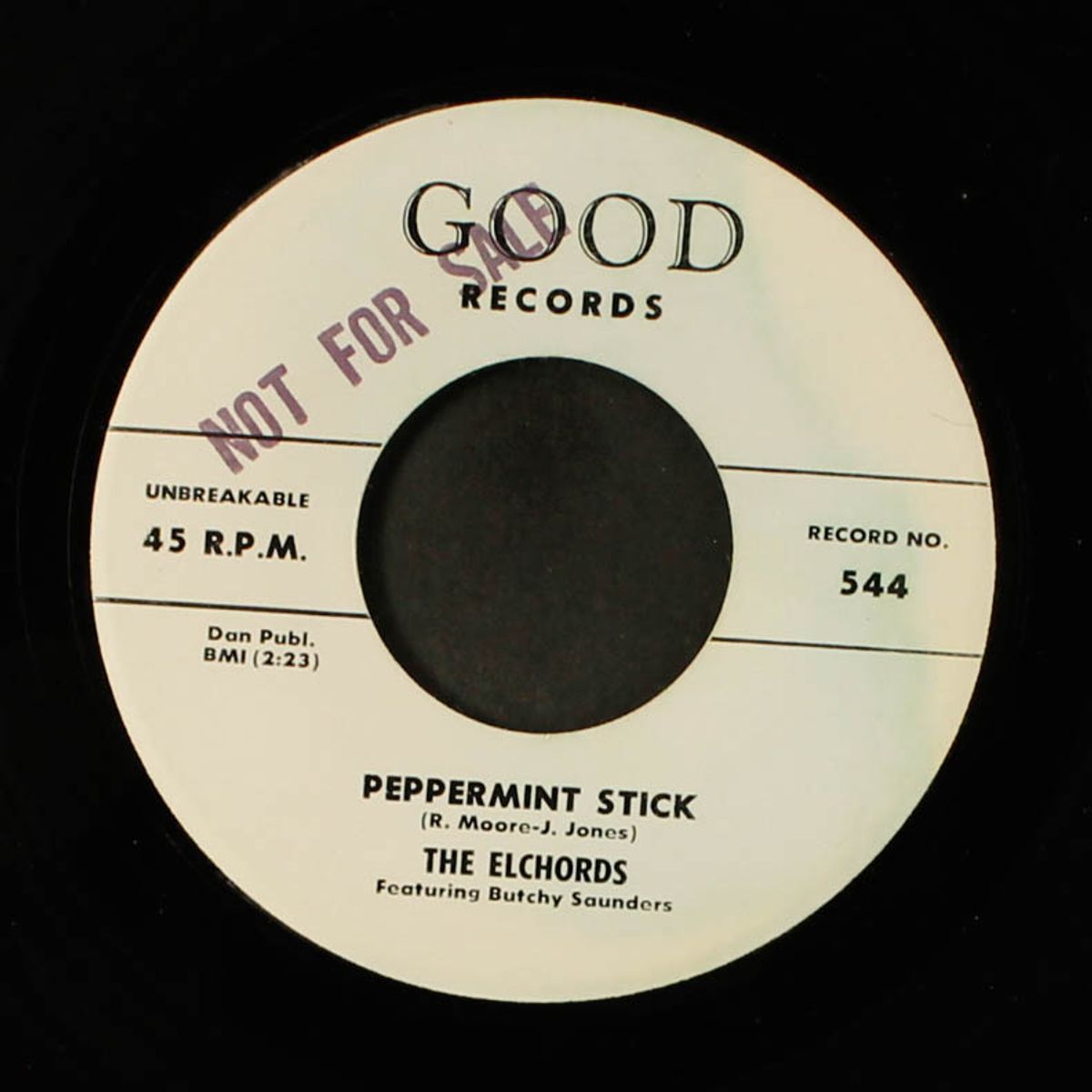 peppermint stick / gee i'm in love by ELCHORDS