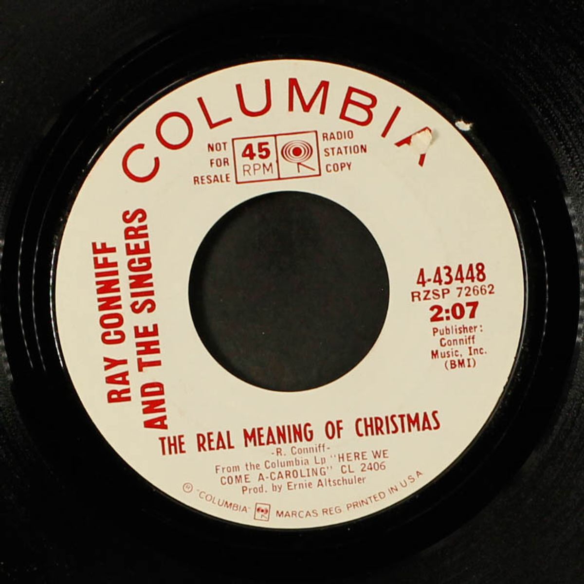 go tell it on the mountain / the real meaning of christmas by RAY CONNIFF & SINGERS