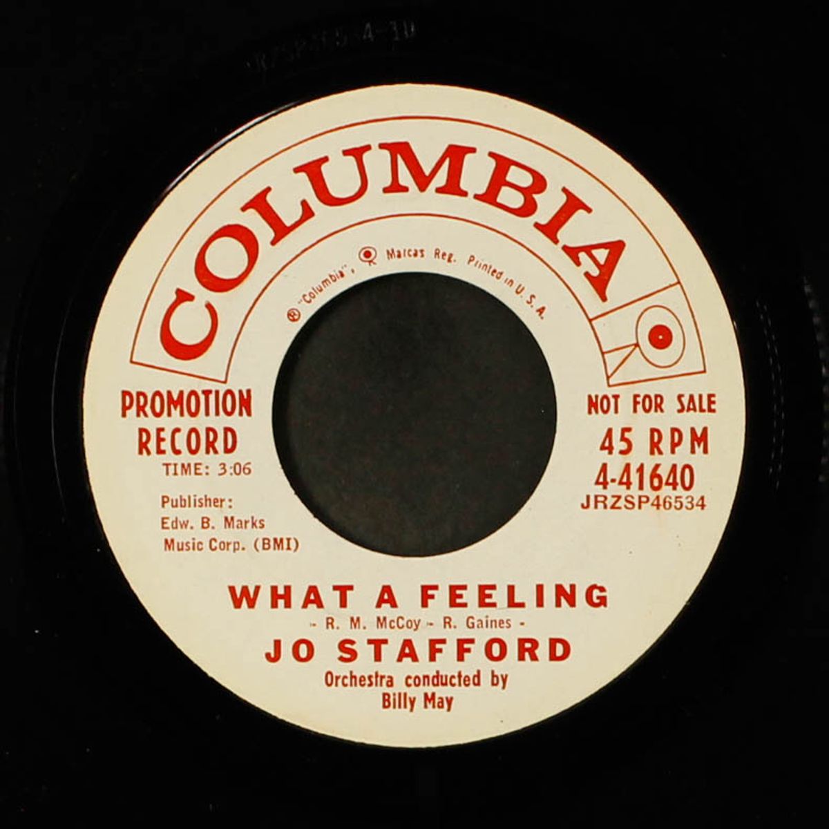what a feeling by JO STAFFORD