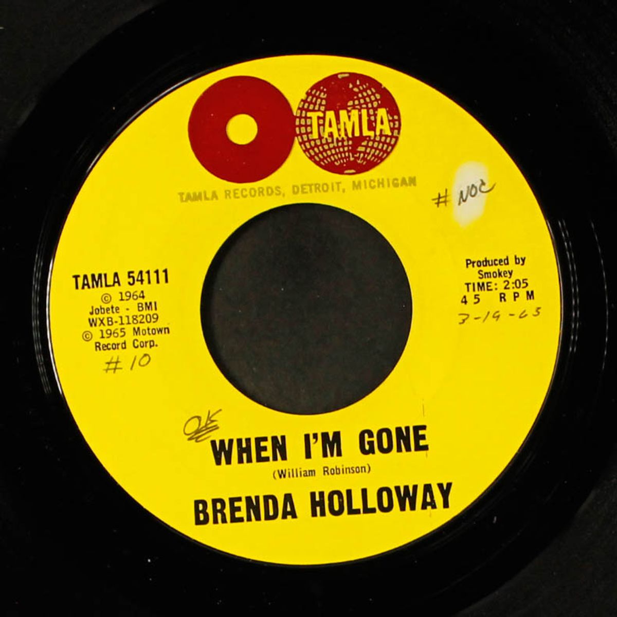 when i'm gone / i've been good to you by BRENDA HOLLOWAY