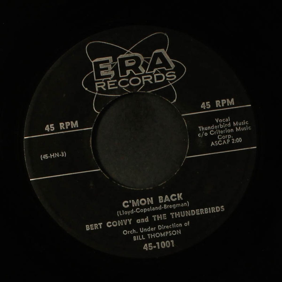 hoo bop de bow by BERT CONVY & THUNDERBIRDS