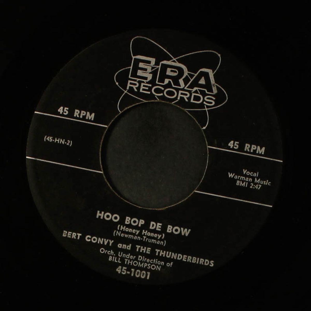 hoo bop de bow by BERT CONVY & THUNDERBIRDS