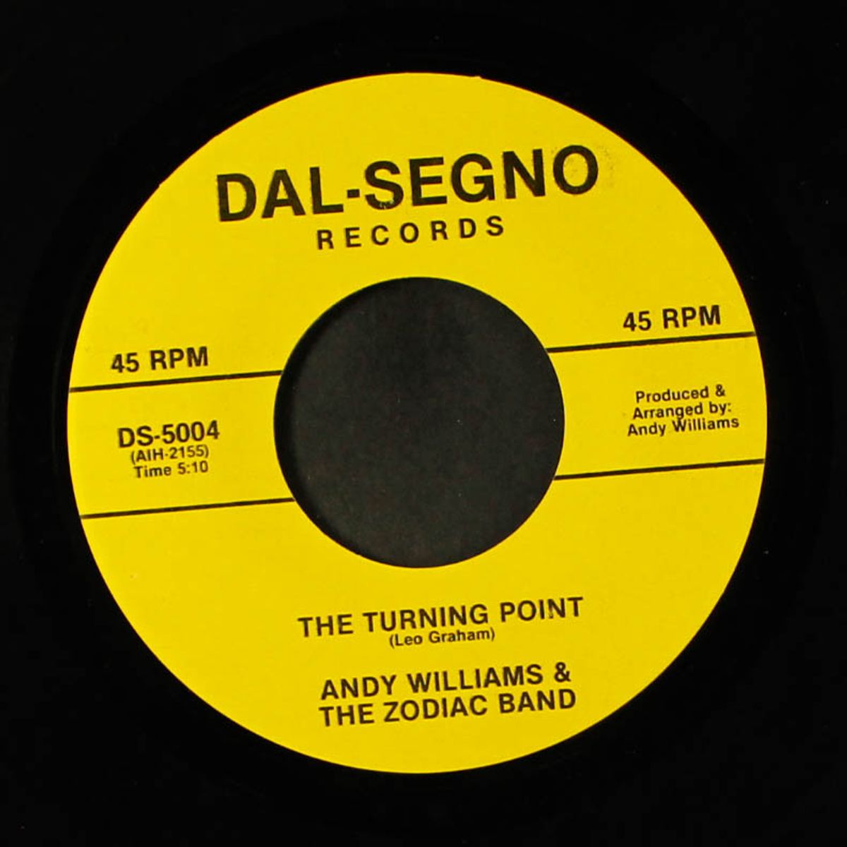 left hand soul / the turning point by ANDY WILLIAMS & ZODIAC BAND