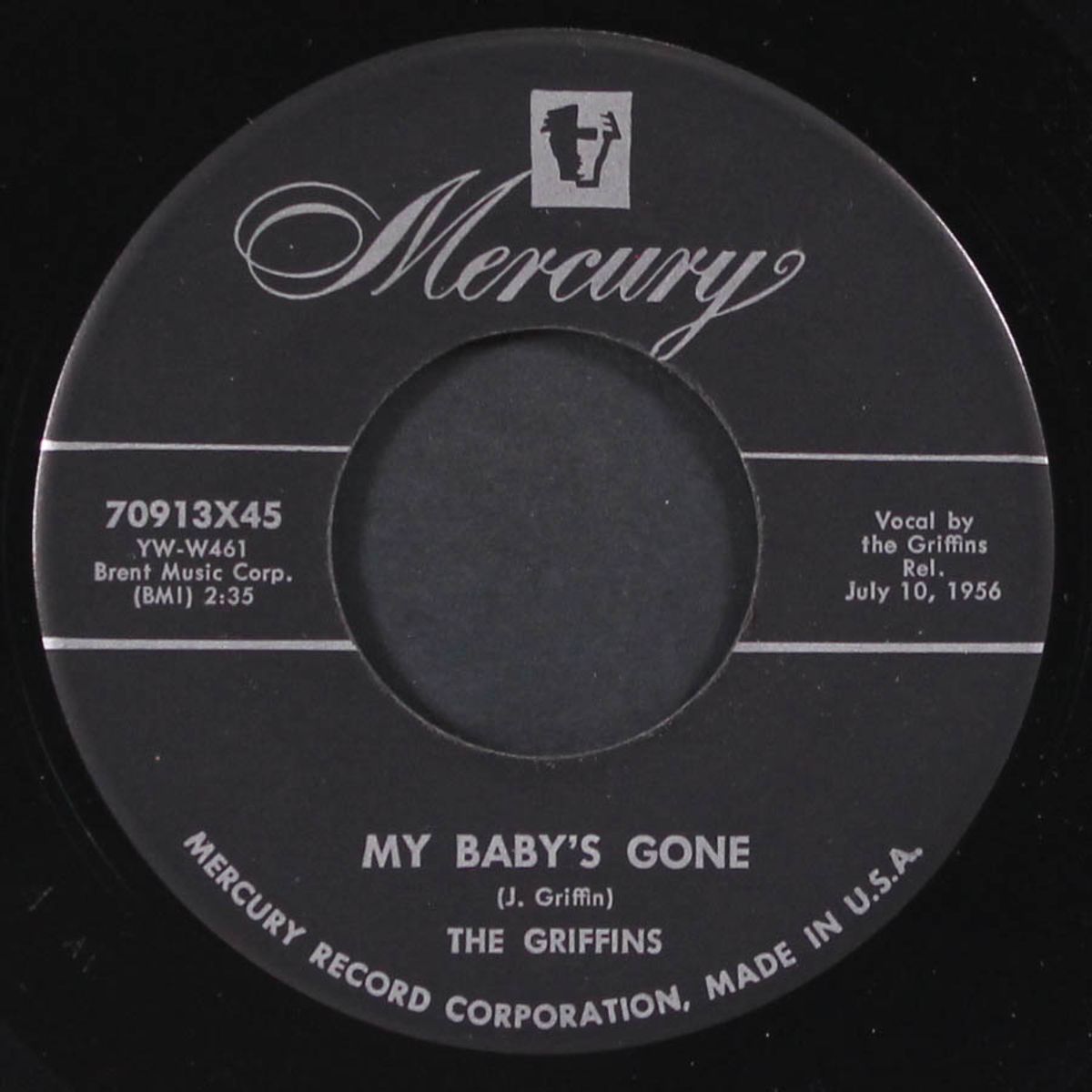 my baby's gone / why must you go by GRIFFINS