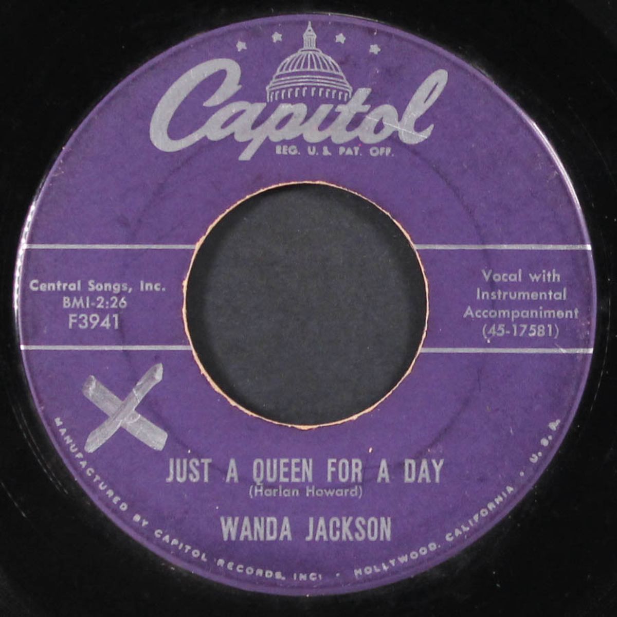 honey bop / just a queen for a day by WANDA JACKSON