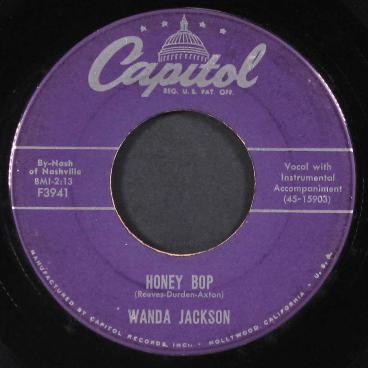 honey bop / just a queen for a day by WANDA JACKSON