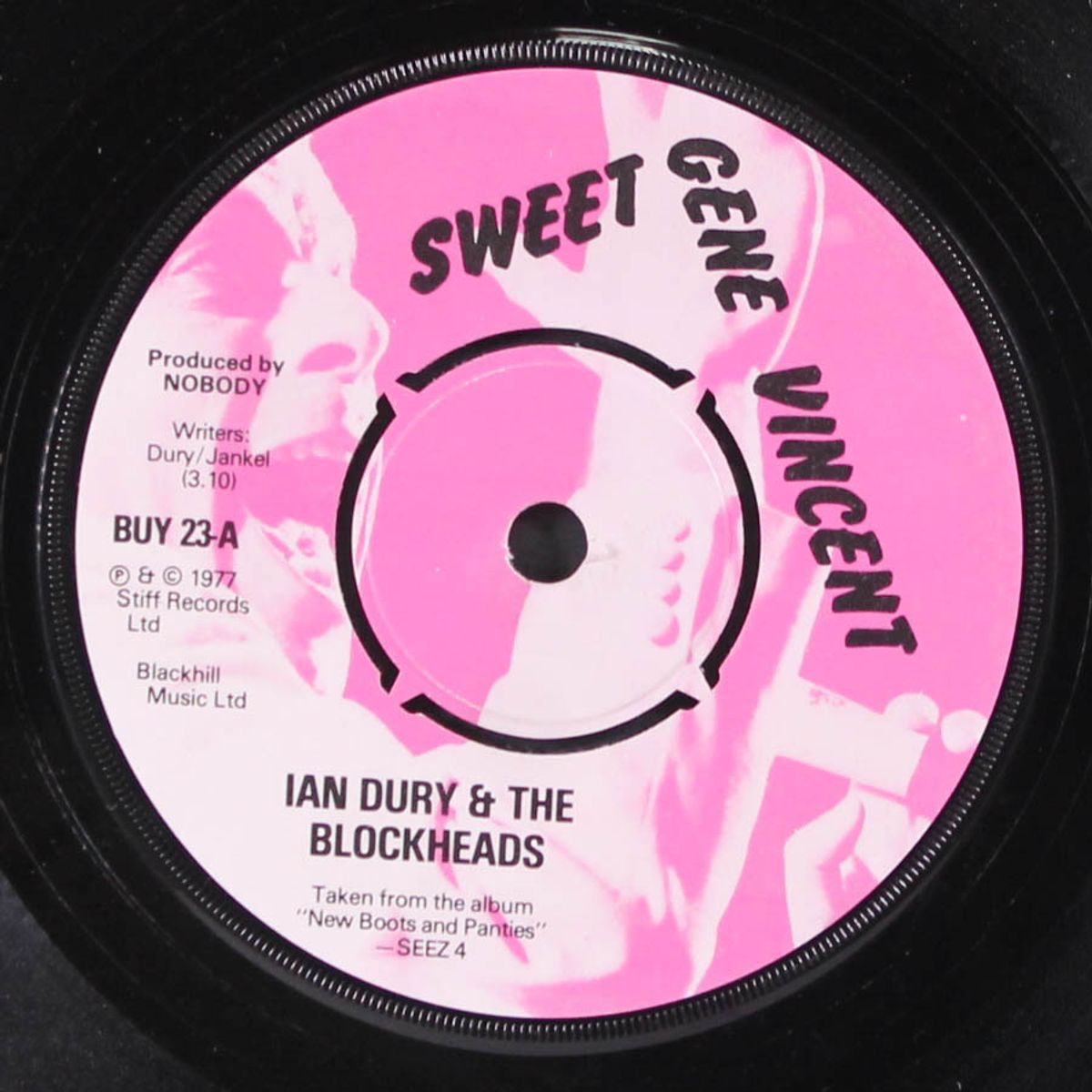 sweet gene vincent / you're more than fair by IAN DURY & BLOCKHEADS