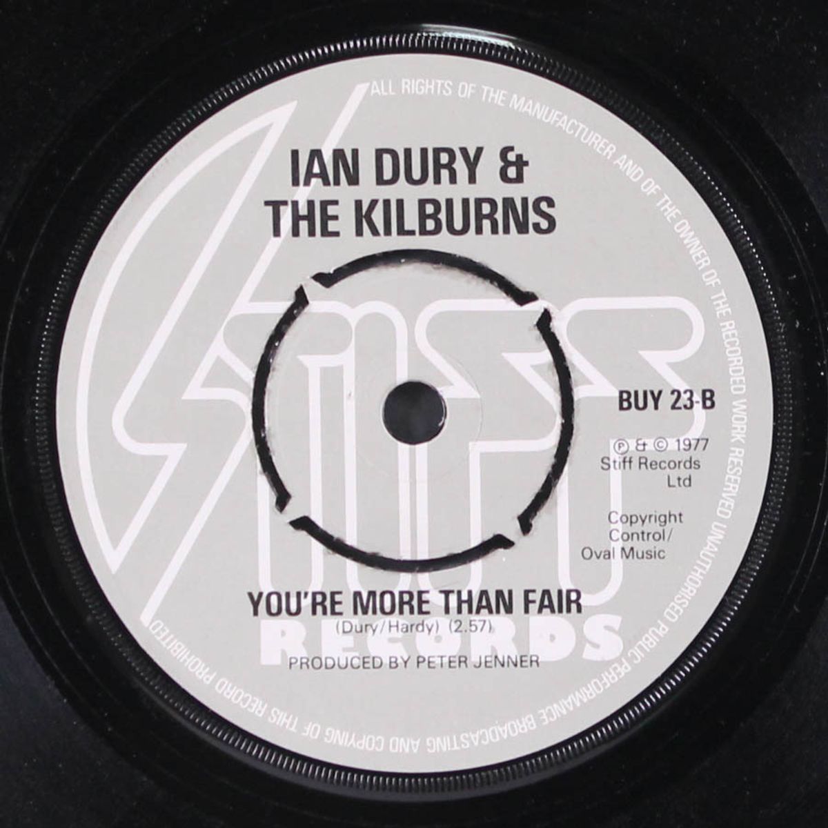 sweet gene vincent / you're more than fair by IAN DURY & BLOCKHEADS