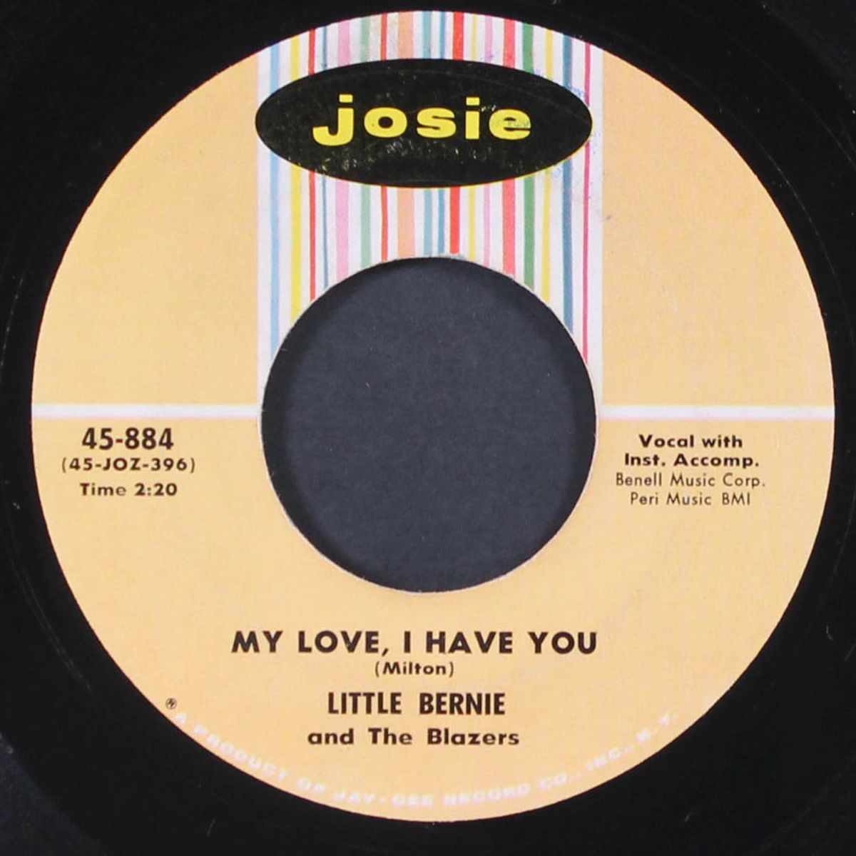 my love, i have you / by the light of the silvery moon by LITTLE BERNIE & BLAZERS