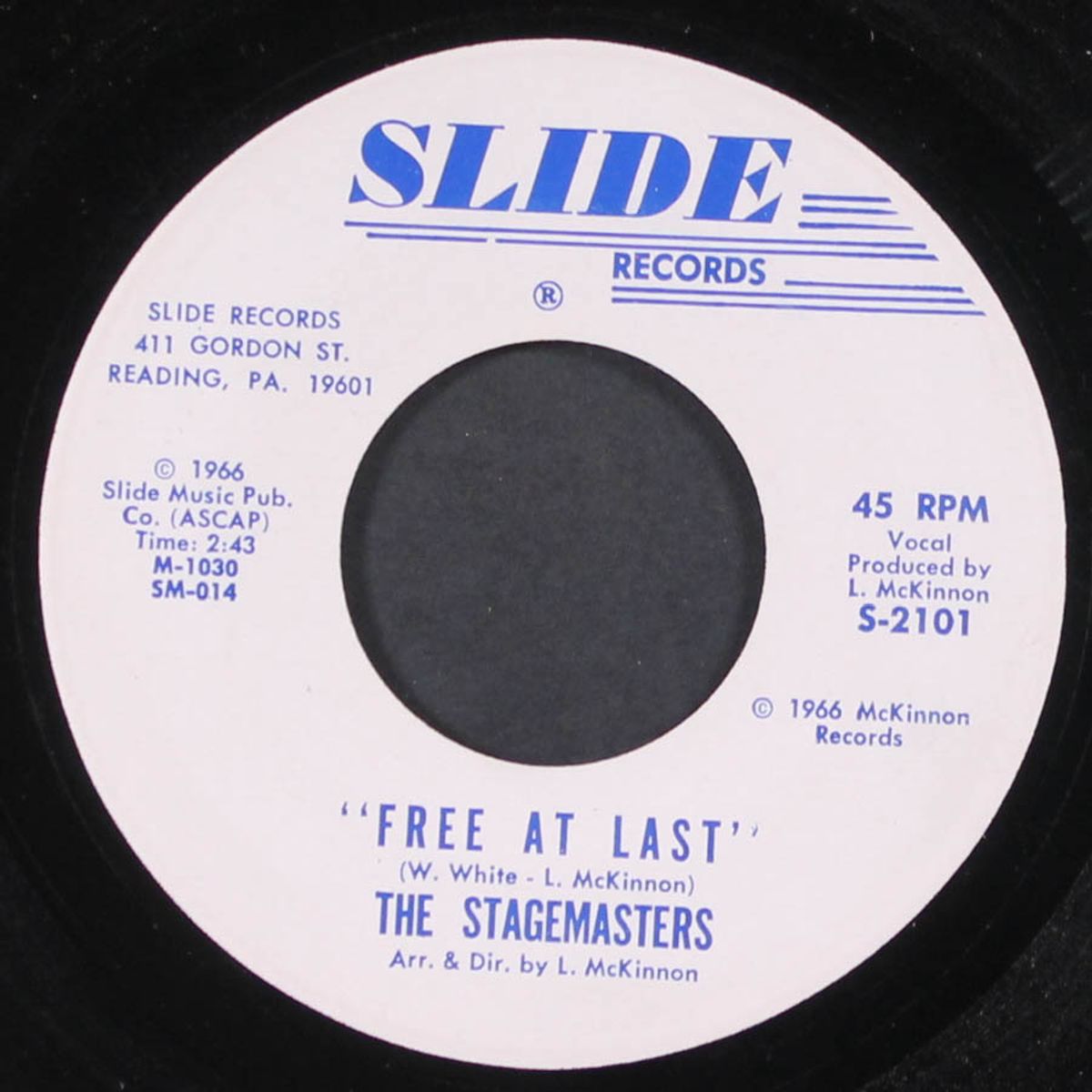 baby i'm here just to love you / free at last by STAGEMASTERS