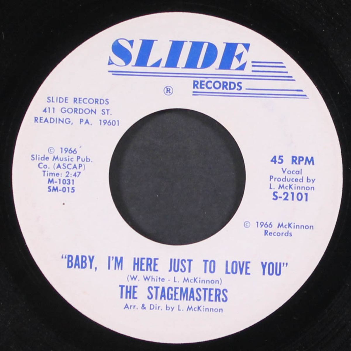 baby i'm here just to love you / free at last by STAGEMASTERS