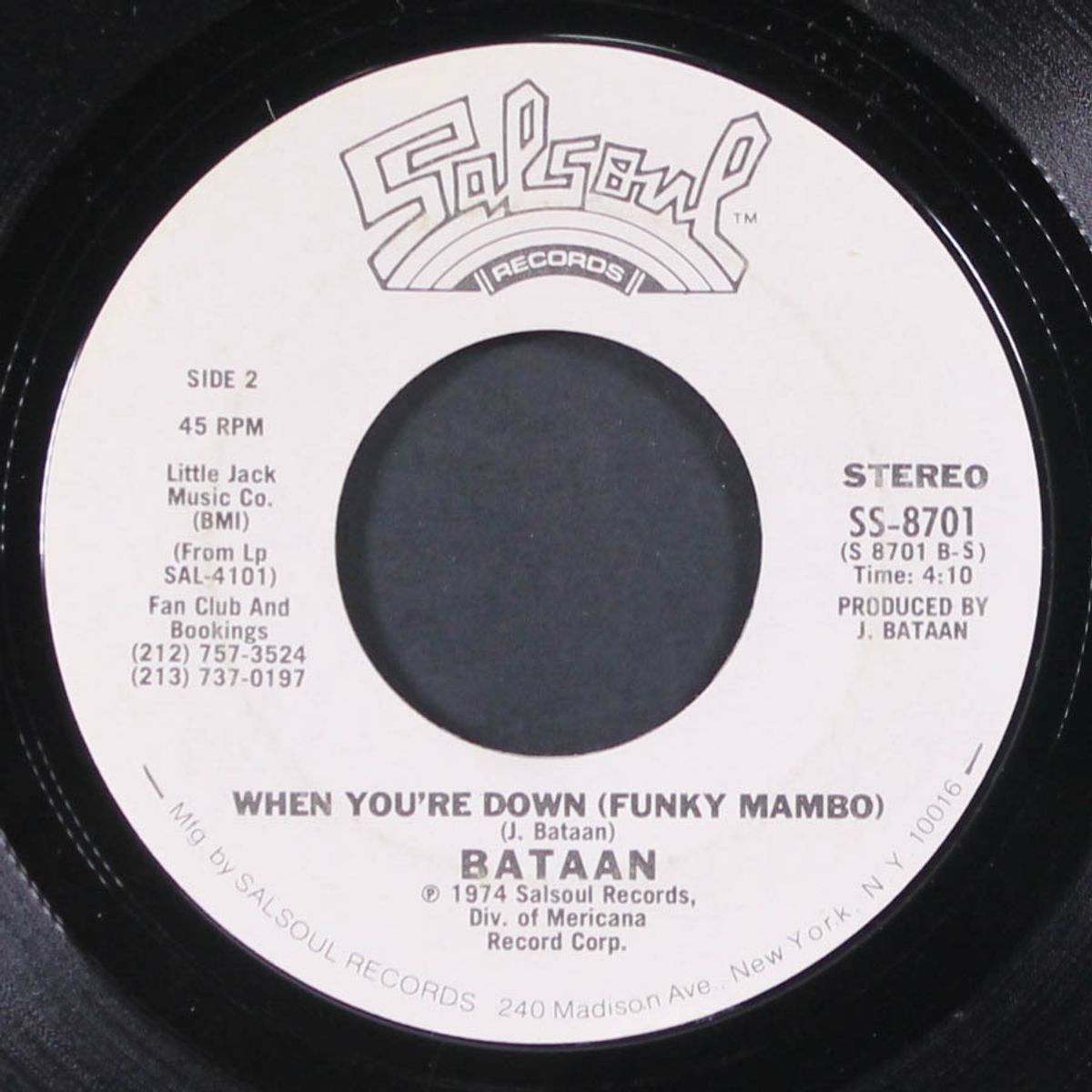 the bottle (la botella) / when you're down (funky mambo)) by BATAAN