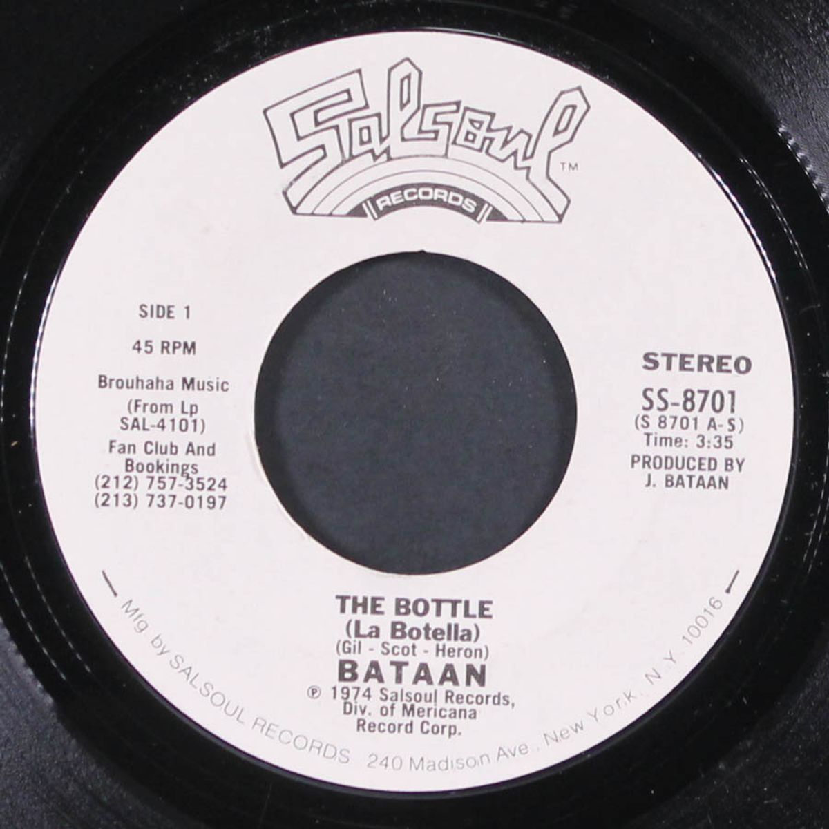 the bottle (la botella) / when you're down (funky mambo)) by BATAAN