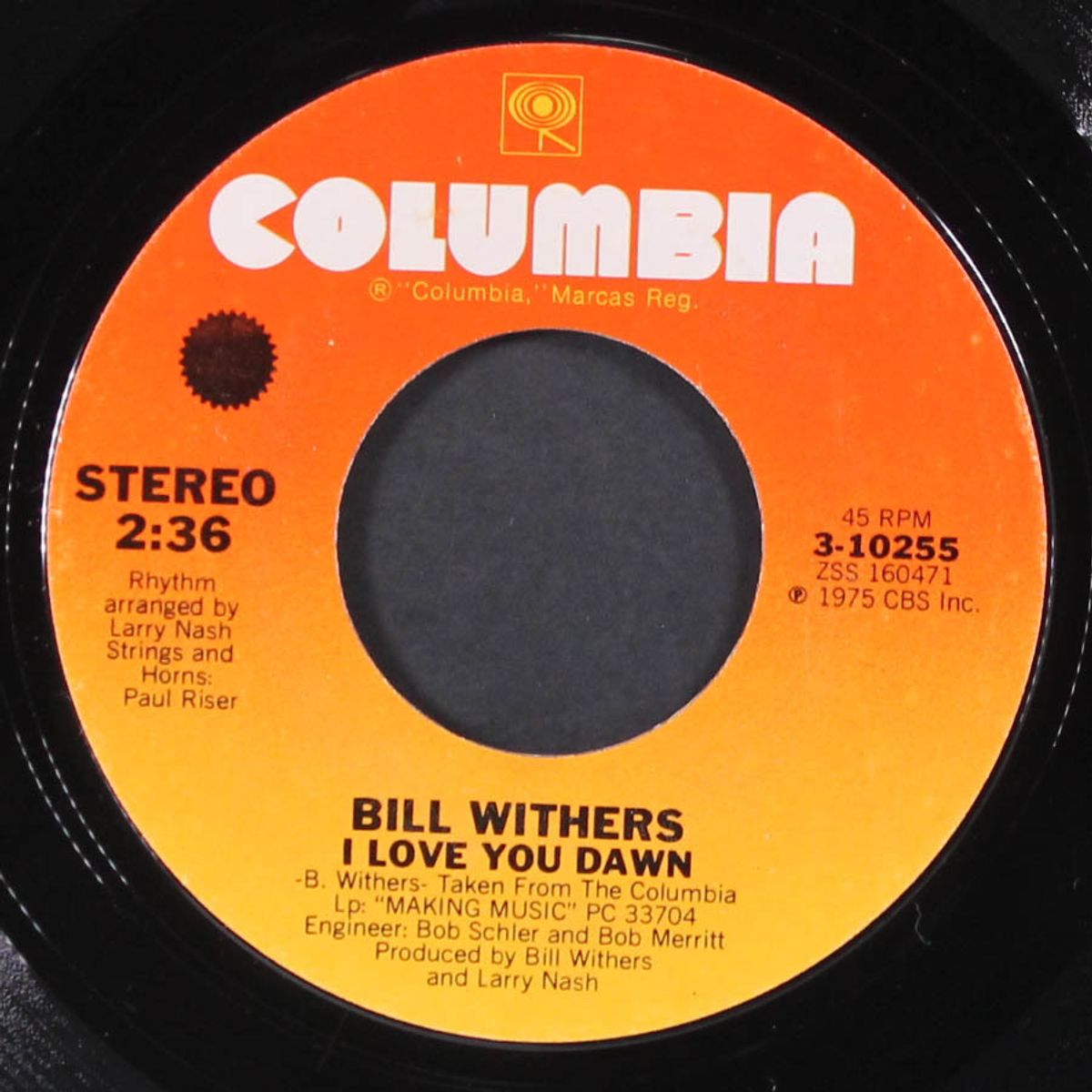 make love to your mind / i love you dawn by BILL WITHERS