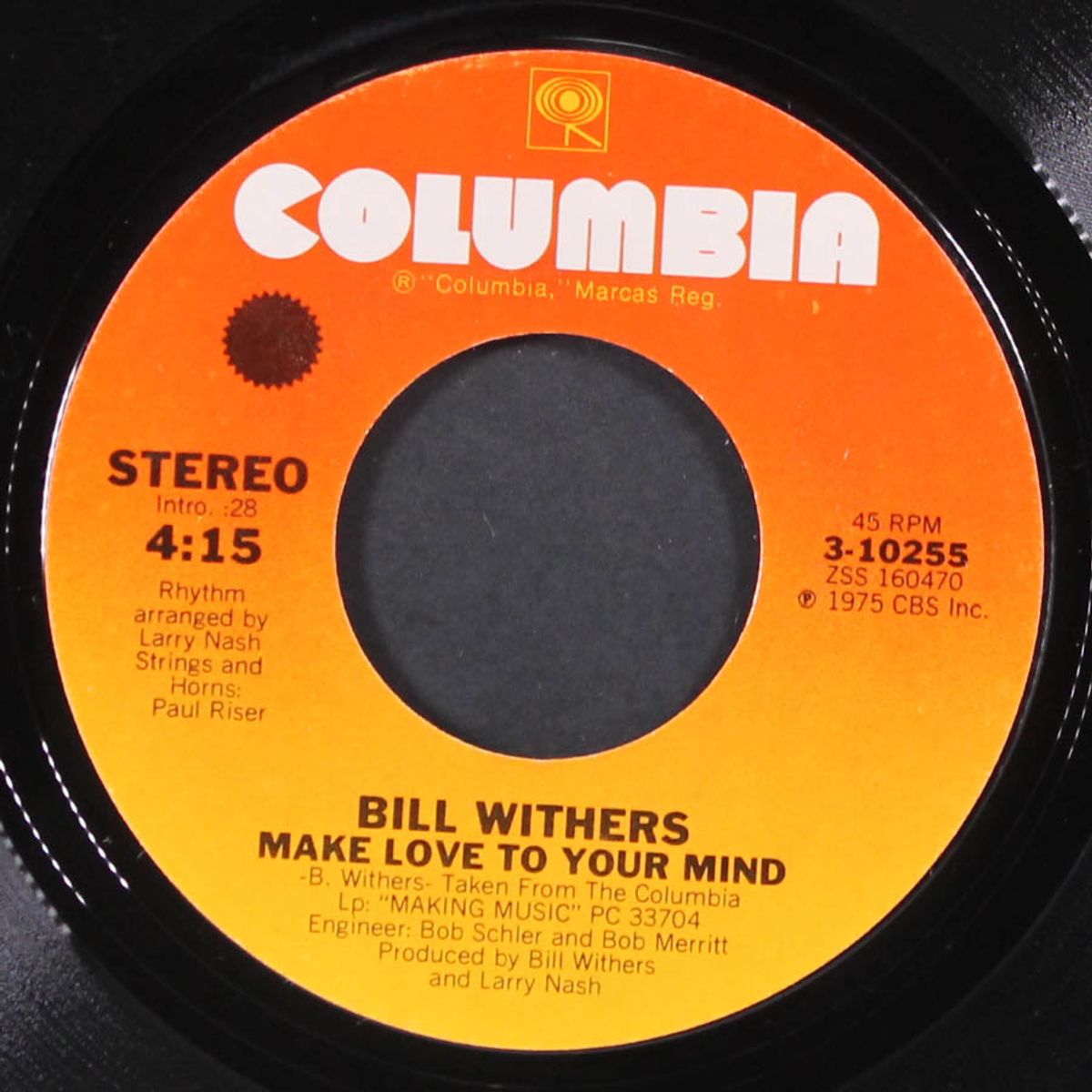 make love to your mind / i love you dawn by BILL WITHERS