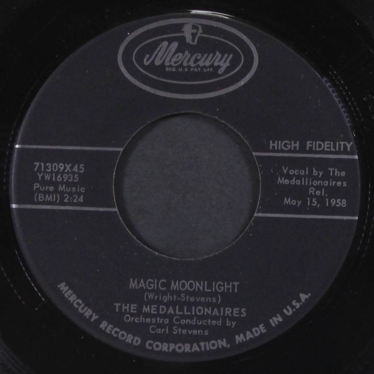 magic moonlight / teen-age caravan by MEDALLIONAIRES