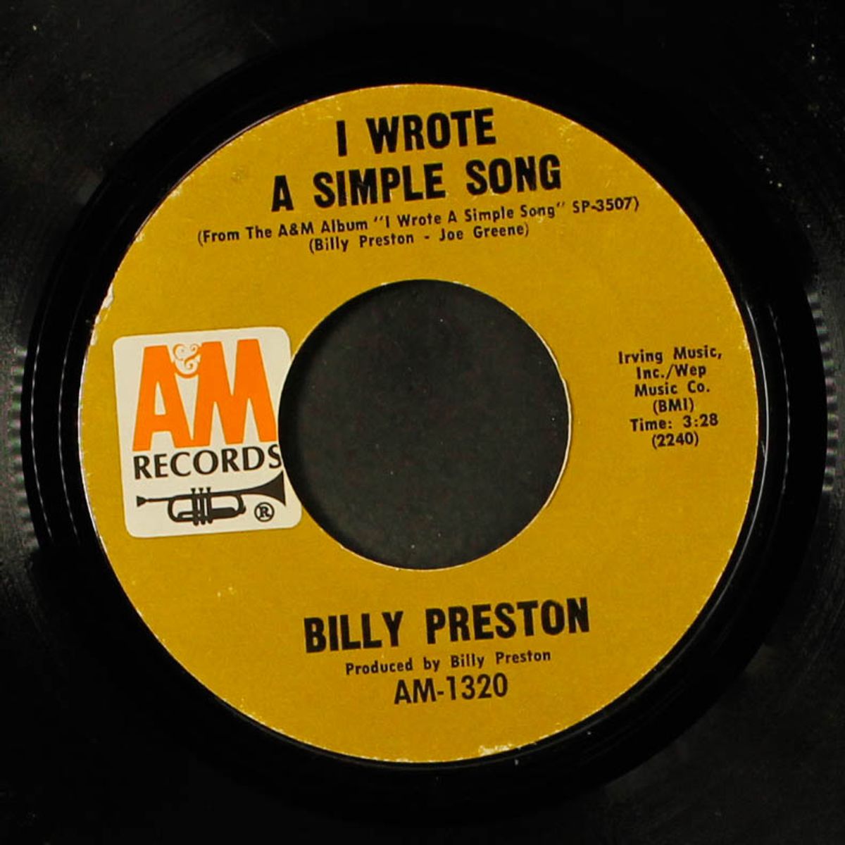 outa-space / i wrote a simple song by BILLY PRESTON