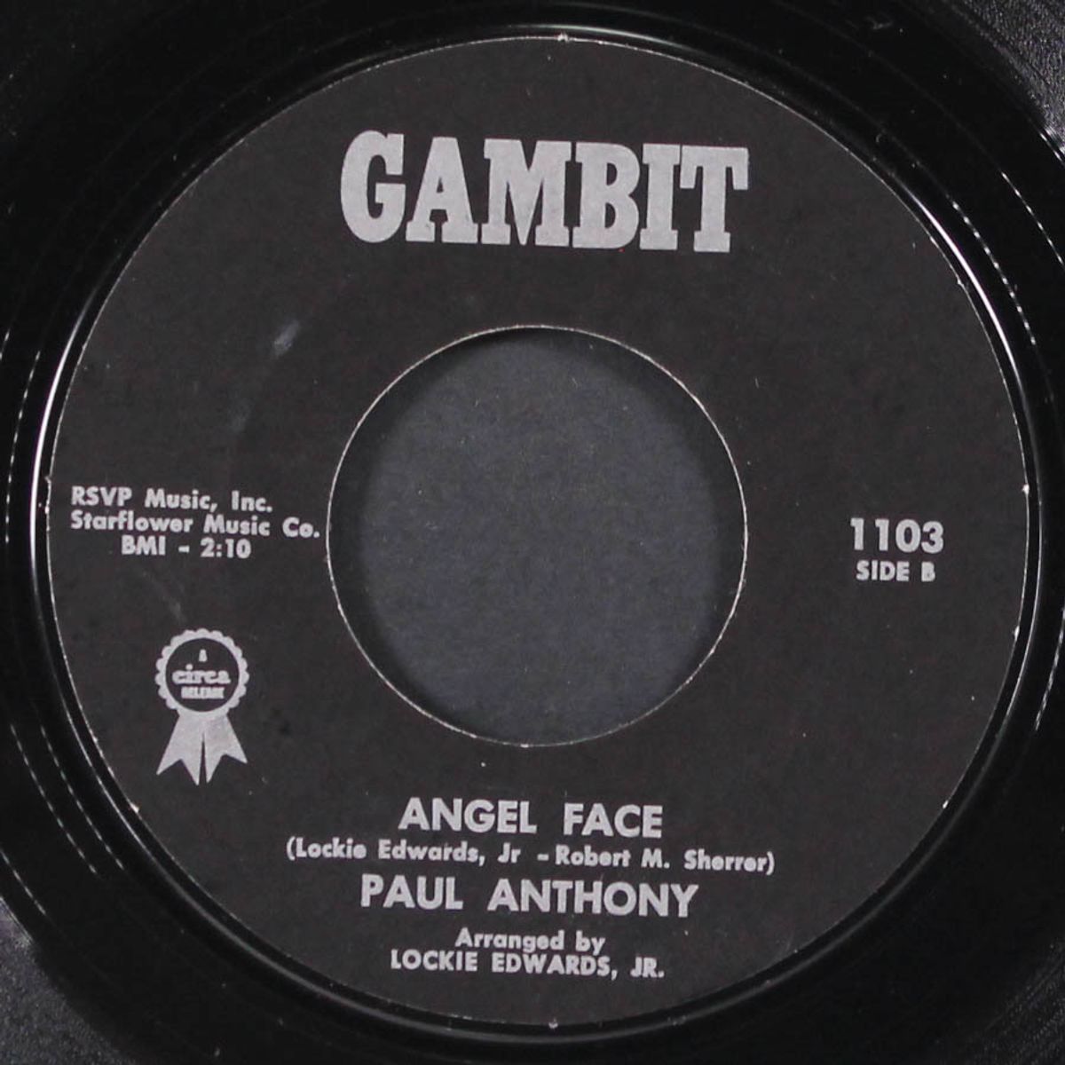 hello teardrops, goodbye love / angel face by PAUL ANTHONY