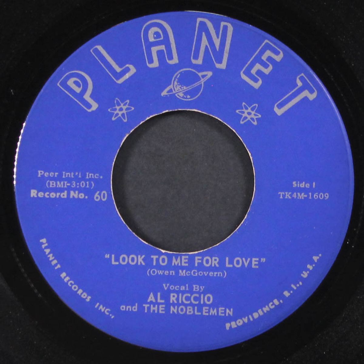 look to me for love / for losing you by AL RICCIO & NOBLEMEN
