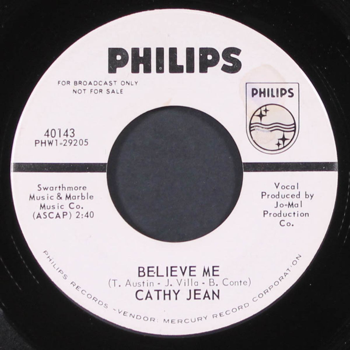 believe me / double trouble by CATHY JEAN