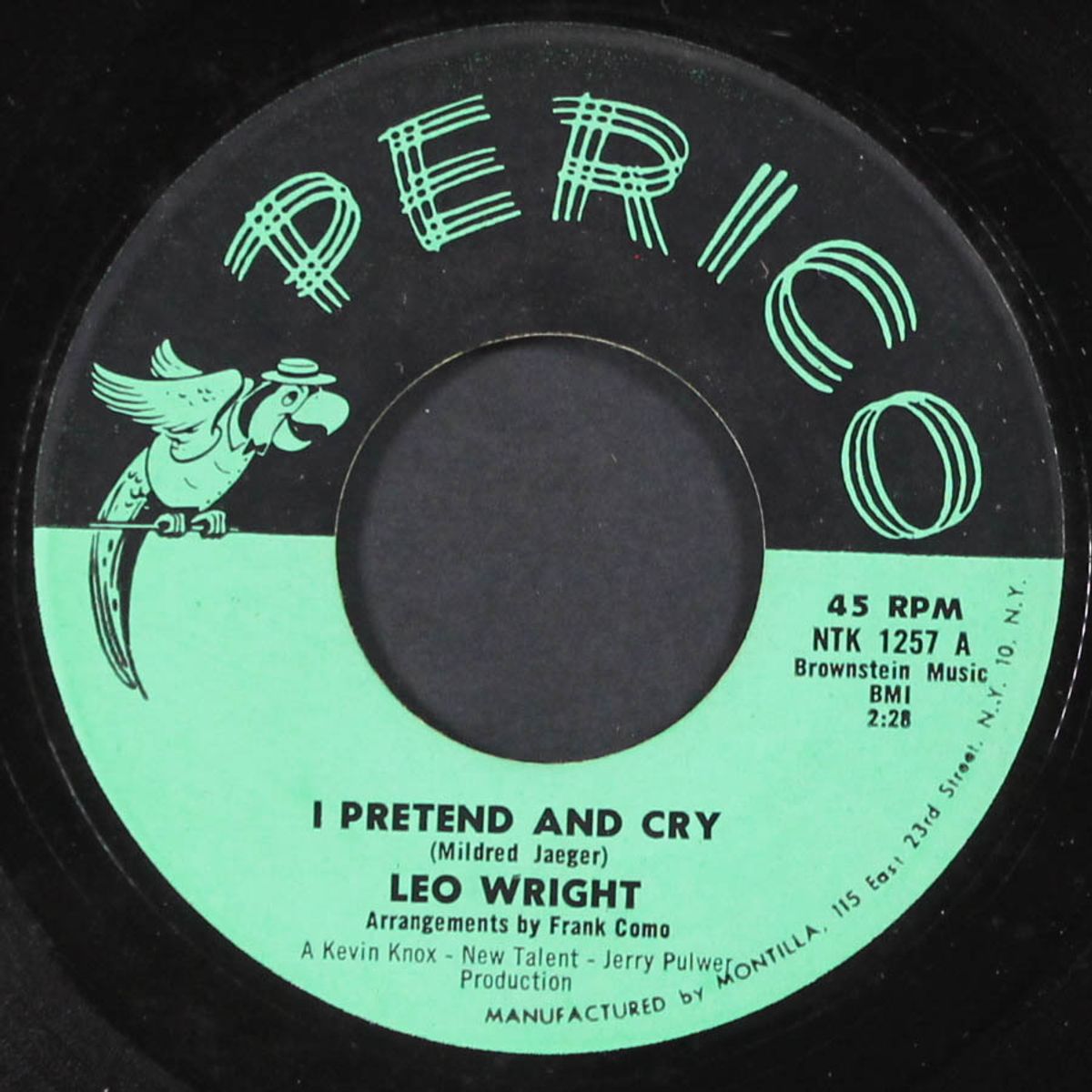 i pretend and cry / bops-a-bops love by LEO WRIGHT