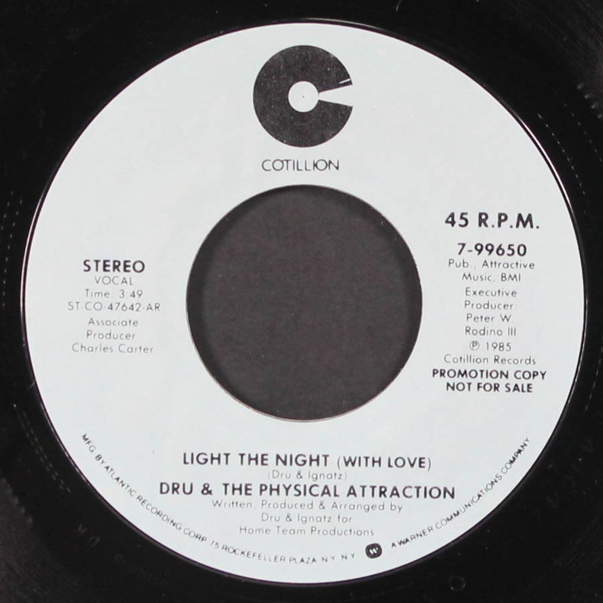 light the night (with love) / same by DRU & THE PHYSICAL ATTRACTION