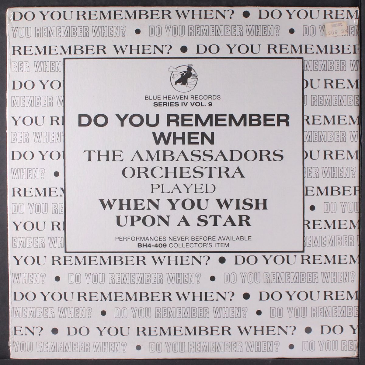 do you remember when the ambassadors orchestra played when you wish upon a star by AMBASSADORS