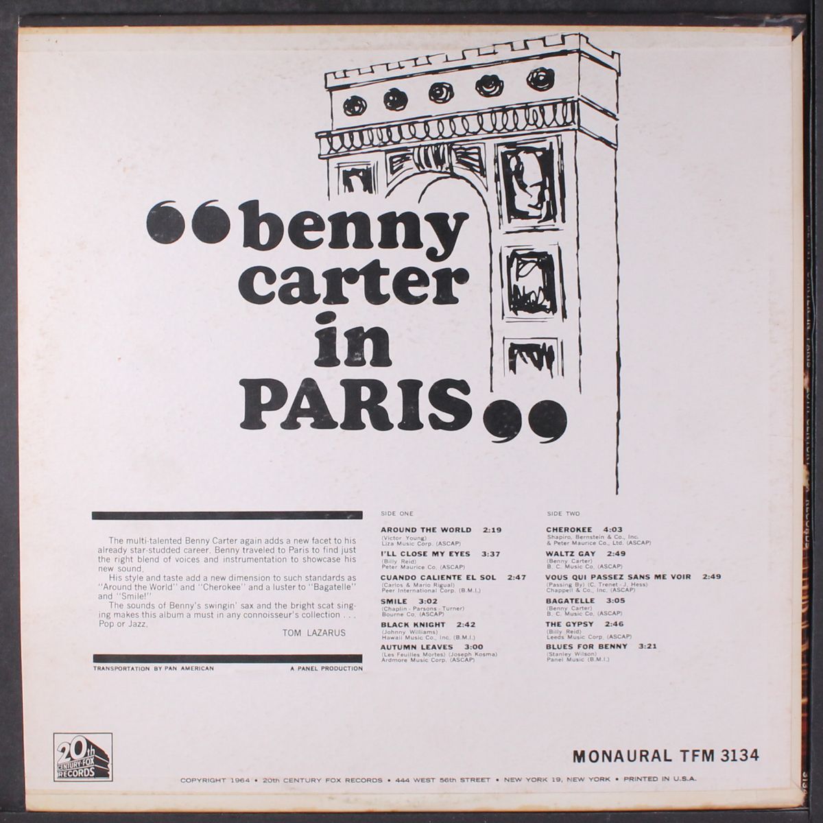 in paris by BENNY CARTER