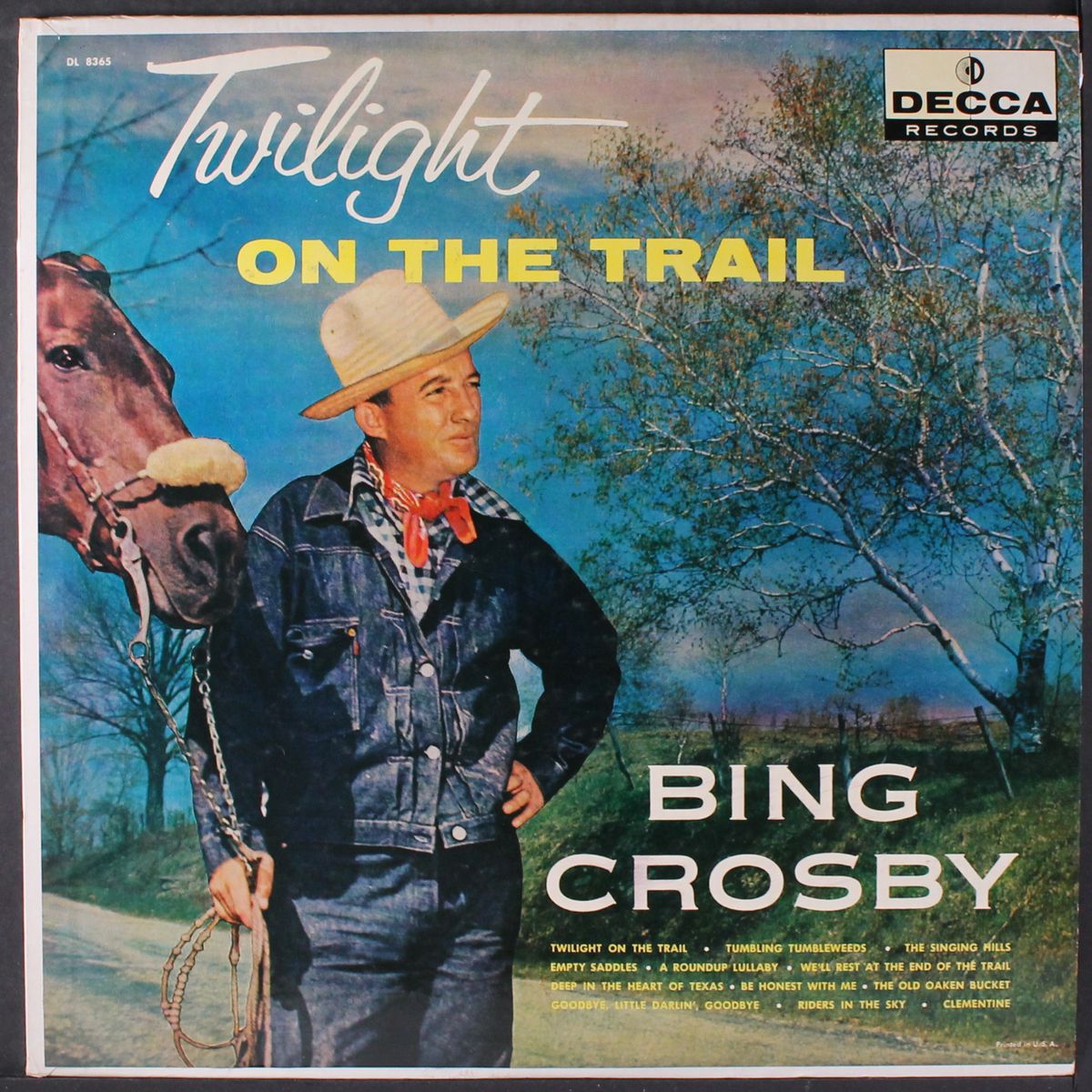 twilight on the trail by BING CROSBY