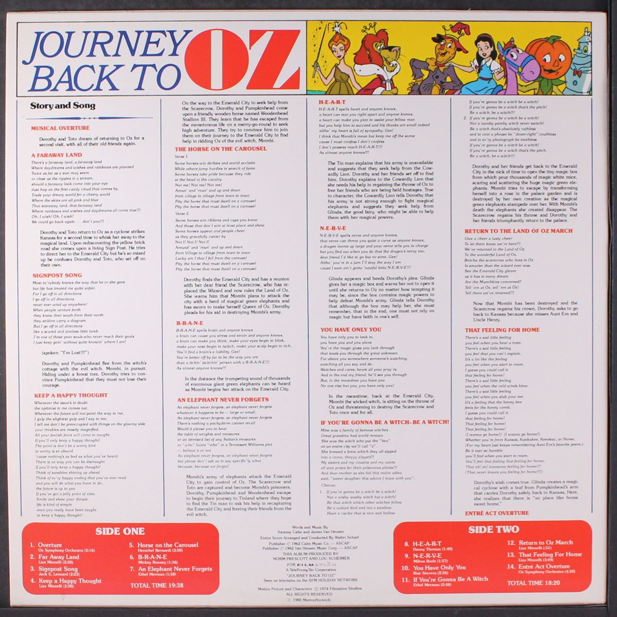 journey back to oz by SOUNDTRACK