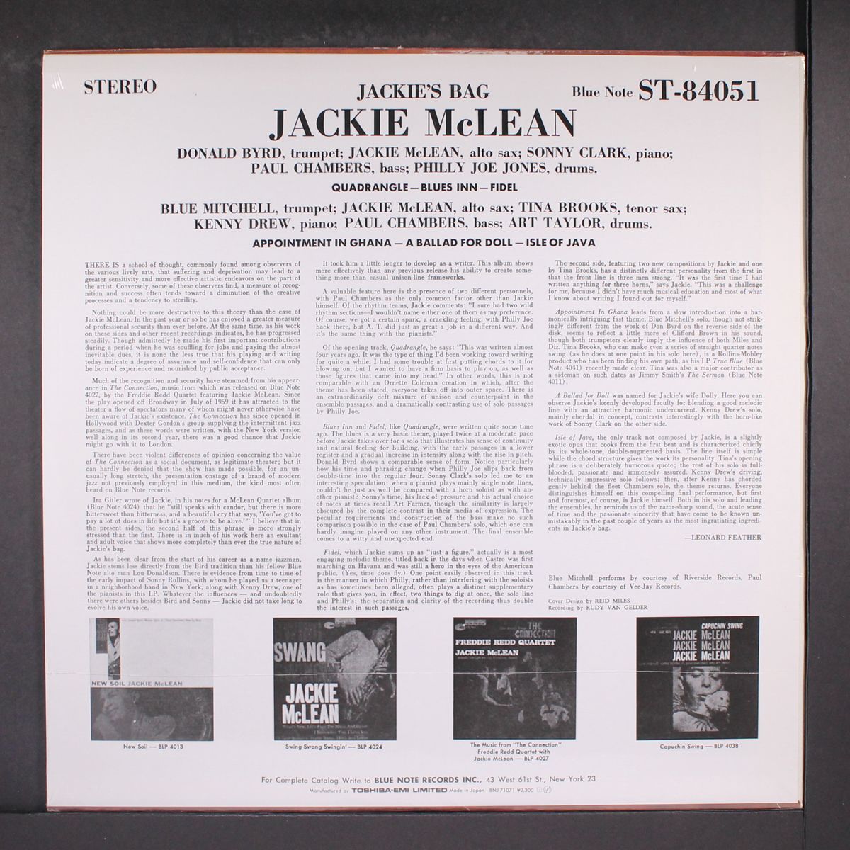 jackie's bag by JACKIE MCLEAN