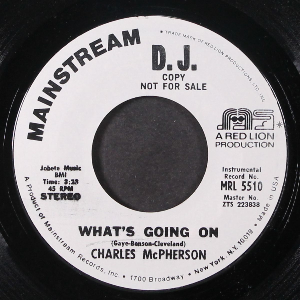 what's going on / same by CHARLES MCPHERSON