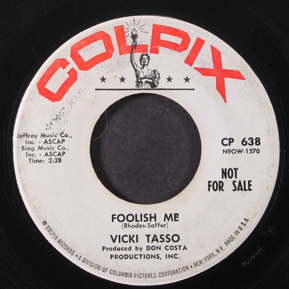 the sound of the hammer / foolish me by VICKI TASSO